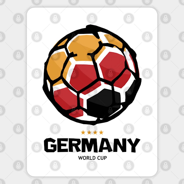 Germany Football Country Flag Magnet by KewaleeTee